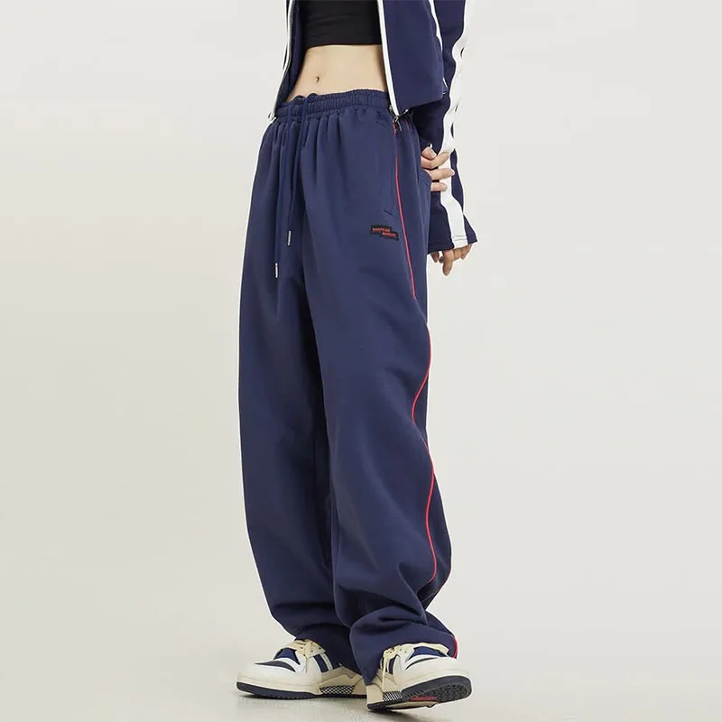 Top Trends: Vintage Baggy Jogging Striped Sweatpants Women Harajuku Streetwear Hip Hop Elastic Waist Straight Oversize Casual Sports Trouser Shoppable Styles