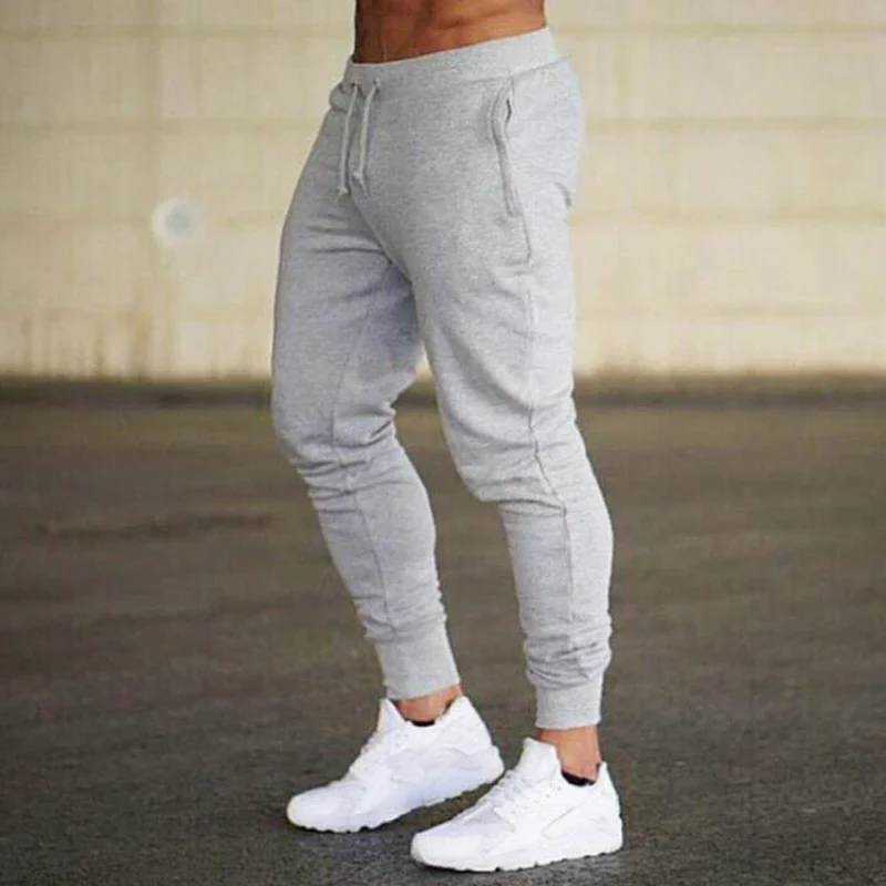 Top Trends: New Jogging Pants Men Sport Sweatpants Running Pants Pants Men Joggers Cotton Trackpants Slim Fit Bodybuilding Trouser Shoppable Styles - Image 2