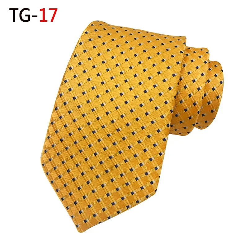 Top Trends: New Grid Dot Light Color Neck Tie Men Ties Formal Business Casual Party Necktie Corbatas Wedding Accessories Shoppable Styles - Image 4