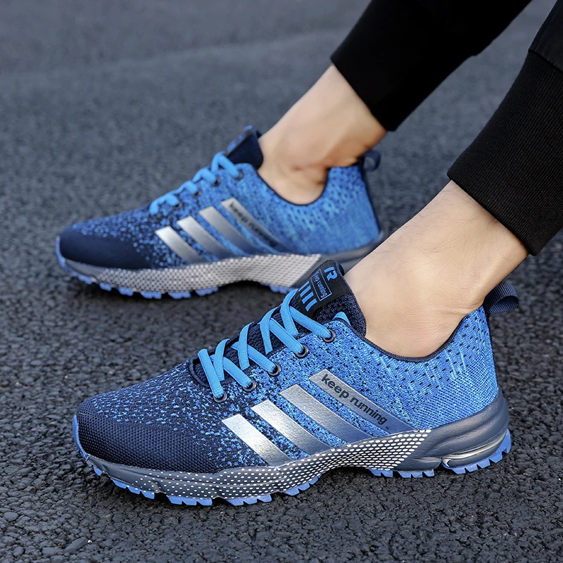 Top Trends: Men Running Shoes Breathable Outdoor Running Sports Shoes Lightweight Sneakers For Women Comfortable Athletic Training Footwear Shoppable Styles