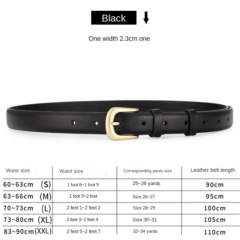 Top Trends: Ladies Belt Leather Student Korean Version Versatile Jeans Belt Decorative Skirt New Luxury Designer Belt Shoppable Styles - Image 4