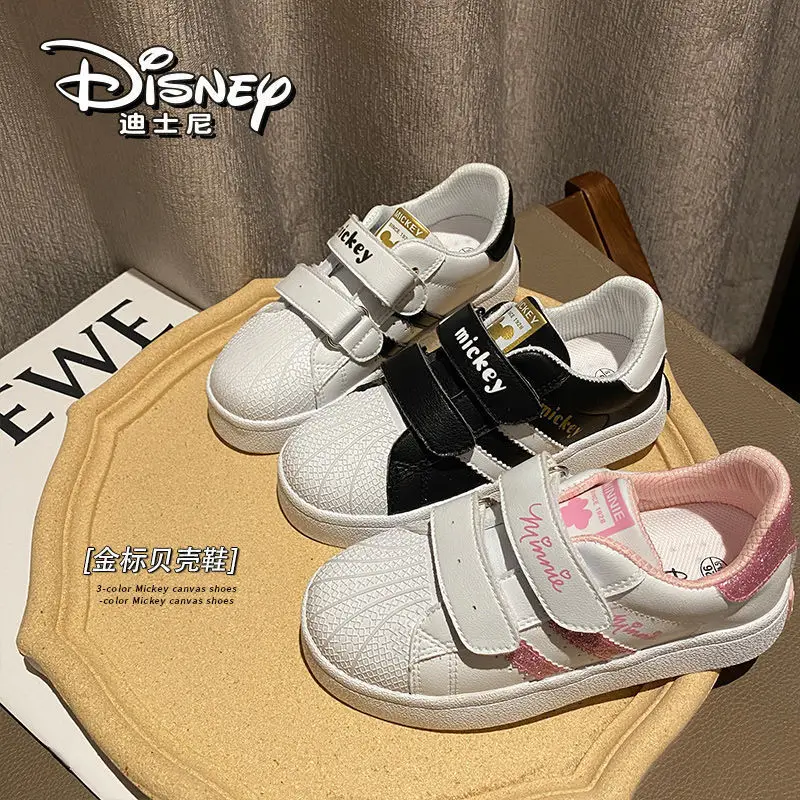 Top Trends: Mickey Children&#039;s Shoes Really Picture Girls Shoes 2024 Spring And Autumn New Shell Head Joker Boys Board Shoes Student Sneakers Shoppable Styles