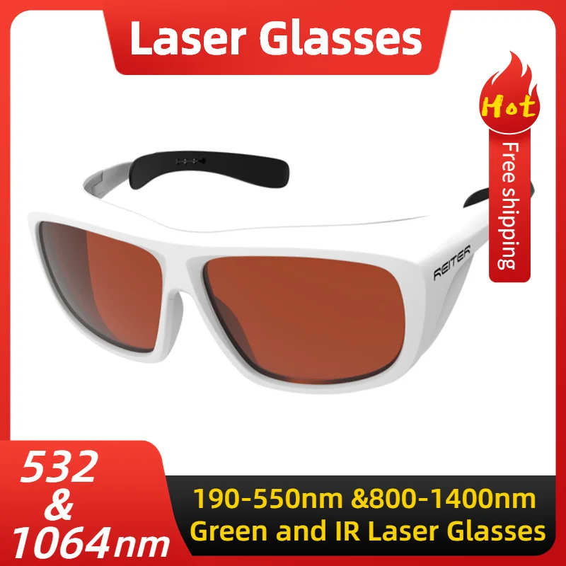 Top Trends: 532nm Picoseconds Green Laser Pointer Safety Glasses ND: YAG 1064nm Infrared Laser Safety Protection Goggles Shoppable Styles