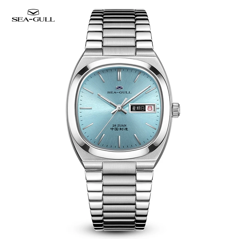 Top Trends: Seagull New 34mm Luxury Men's Classic Dress Watch ST2100 Automatic Mechanical Date Windows Waterproof 50m Retro Wristwatch 1051L Shoppable Styles