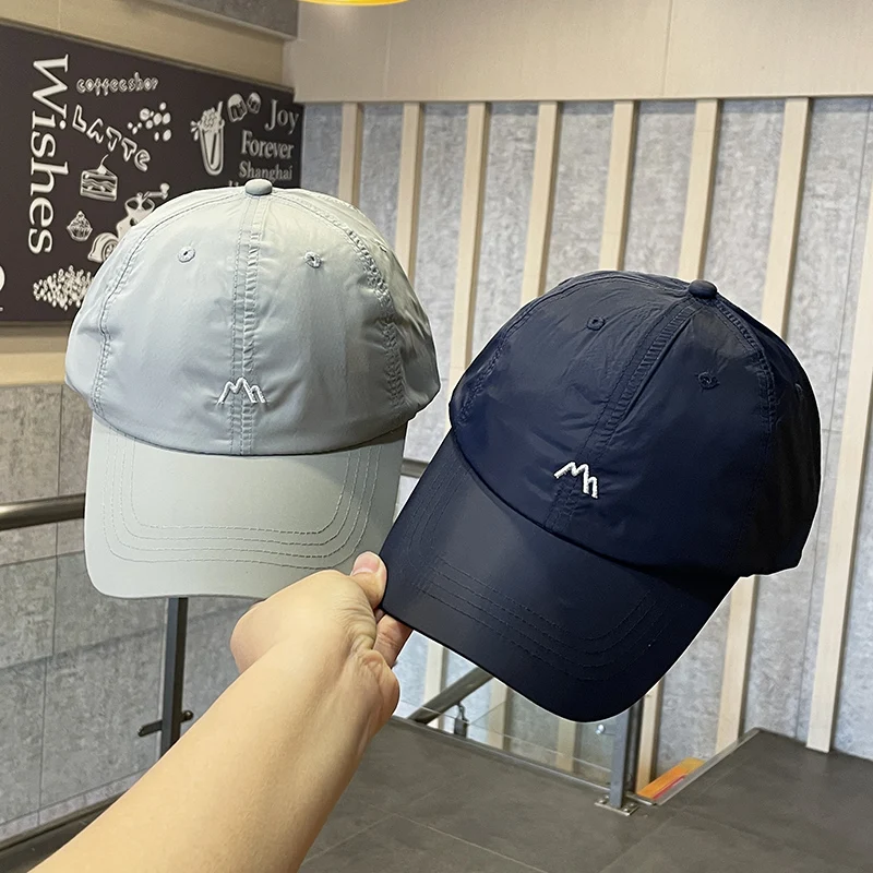 Top Trends: Quick-Drying Thin Baseball Cap Female Couple Summer Outdoor Fishing Sports Sun Protection Peaked Cap Men Shoppable Styles - Image 2