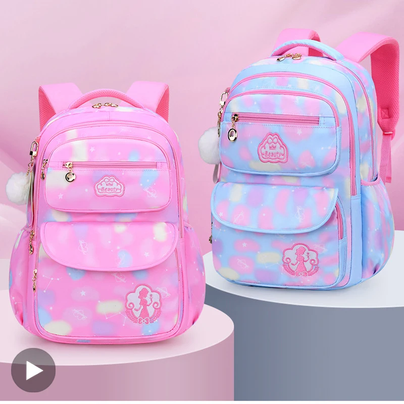 Top Trends: Backpack School Bag Class Schoolbag For Teenagers Children Girl Waterproof Child Kid Pink Cute Kindergarten Garden Kawaii Kinder Shoppable Styles