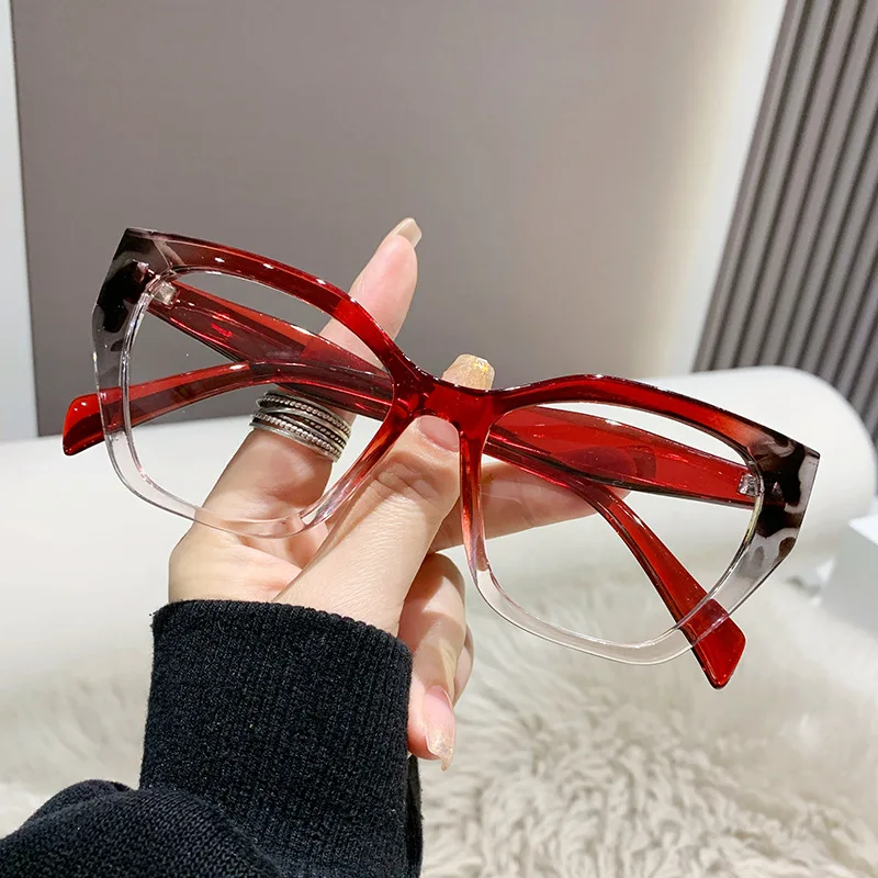 Top Trends: Cat Eye Glasses Optical Frame Women Blue Light Blocking Eyeglasses Brand Designer Spectacles Computer Glasses Eye Protection New Shoppable Styles