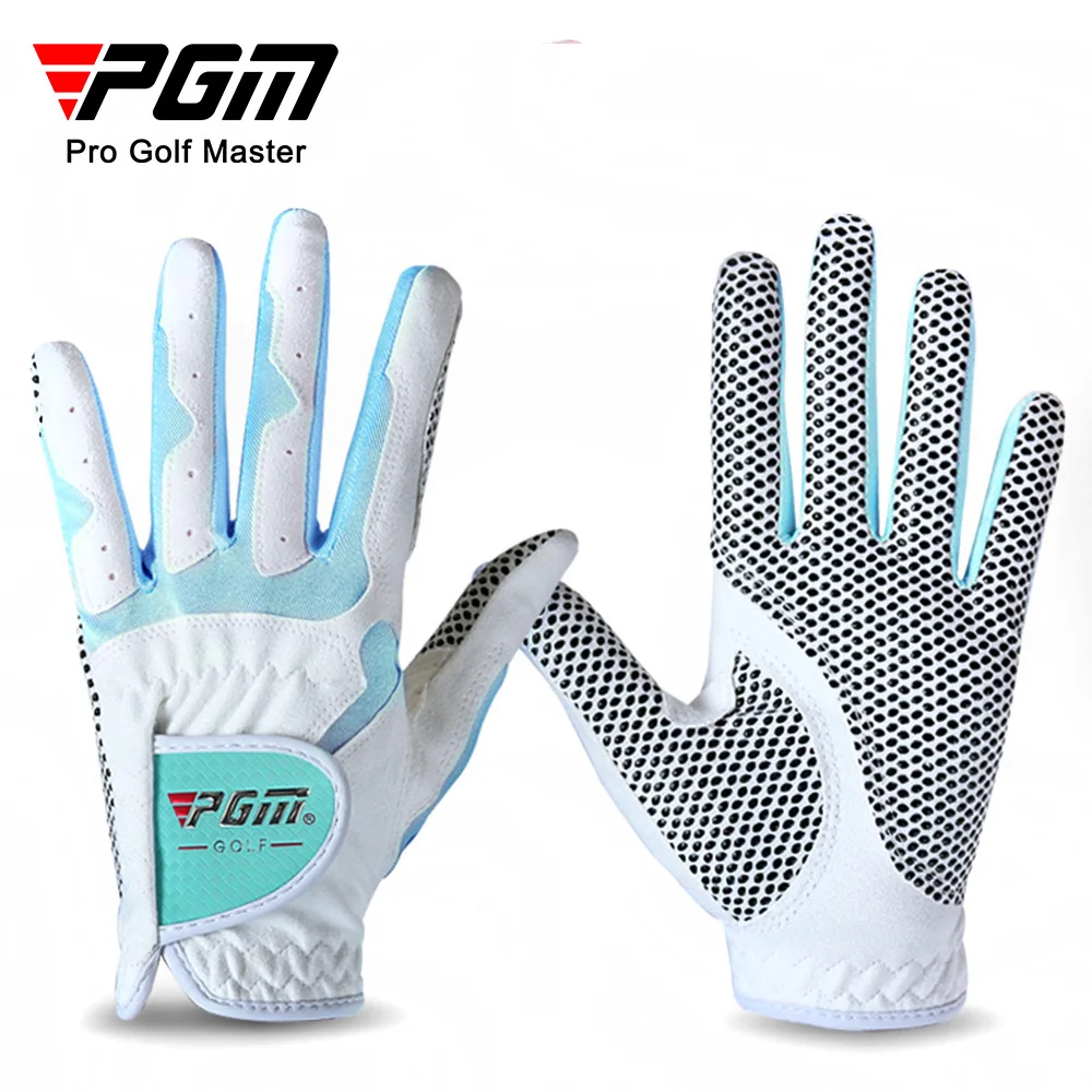 Top Trends: PGM Golf Gloves Women's Sport Gloves Left Hand & Right Hand High Quality Nanometer Cloth Golf Breathable Palm Protection Shoppable Styles - Image 3