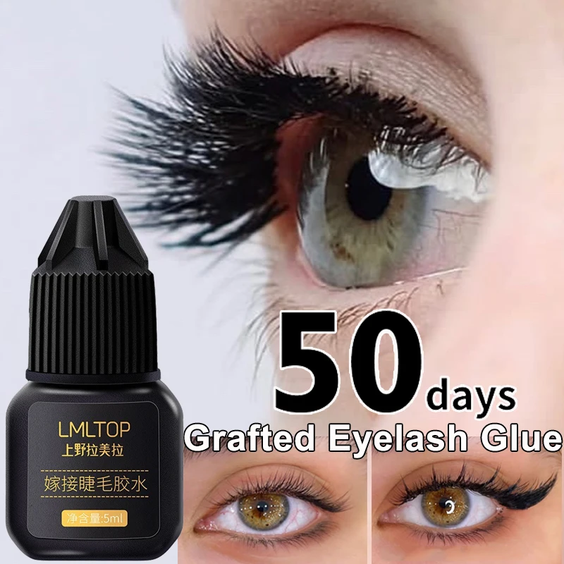 Top Trends: 5ml Grafting Eyelashes Glue Waterproof Lasting Quick Drying Adhesive Black Color Lashes Extension Glue No Irritant Makeup Tools Shoppable Styles