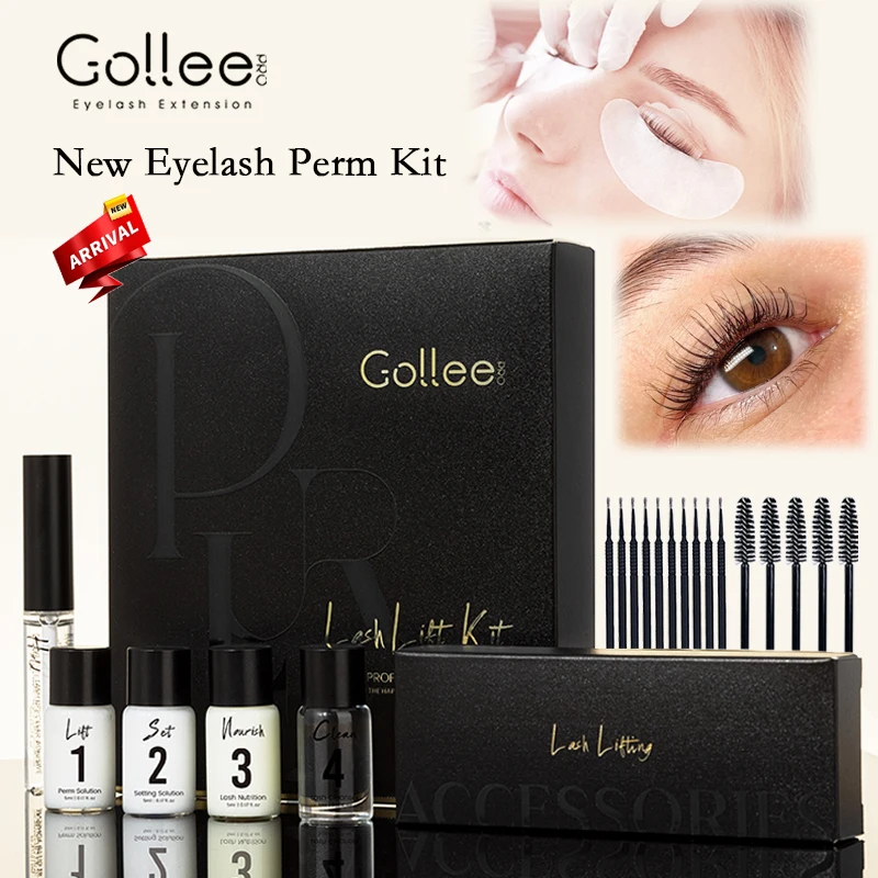 Top Trends: New Gollee Lash Lift Kit Treatment No Harm Eyelash Enhancer Eyelash Perm Set Lasting 4-6 Week Fixation Lash Curling Makeup Shoppable Styles