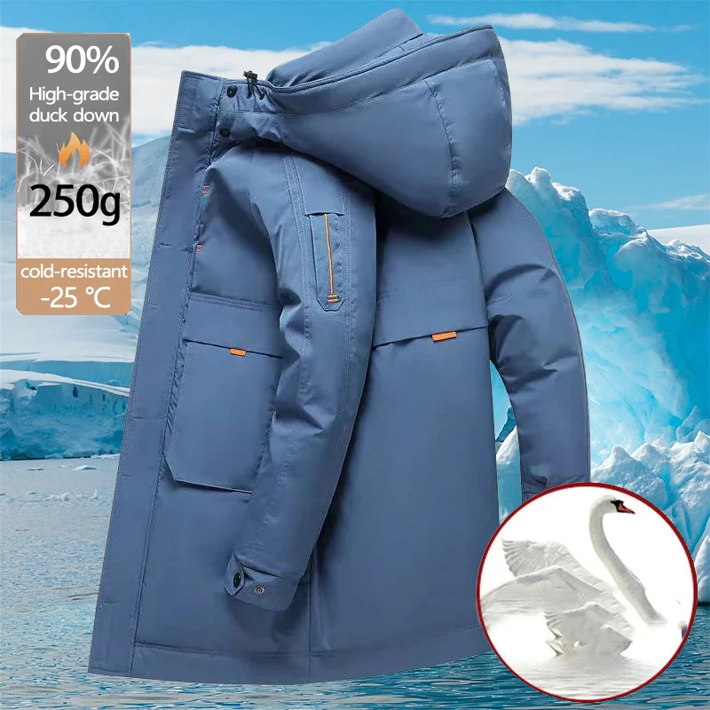 Top Trends: Heated Down Coat Mens Jackets Shop White Duck Down Workwear Outdoors Men&#039;s Coats Original High Quality Intensification Jacket Uk Shoppable Styles