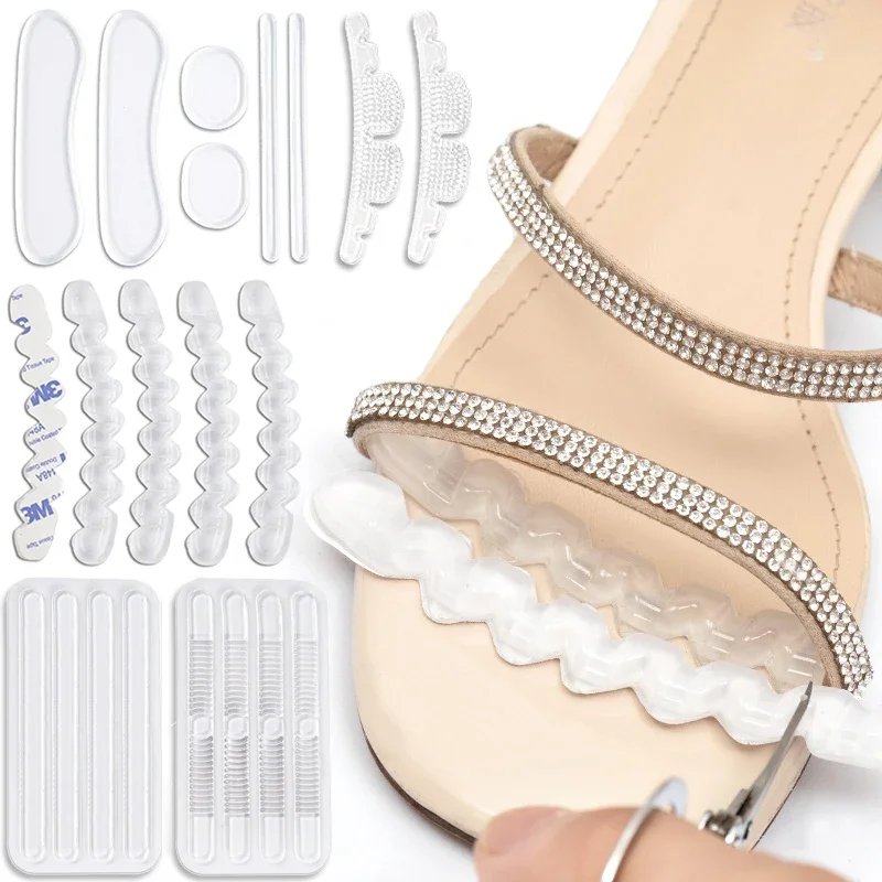 Top Trends: Silicone Gel Forefoot Insoles High Heel Shoe Pads Silicone Heel Cushion Protector Anti-Slip Sticker Pain Relief Shoes Insert Pad Shoppable Styles