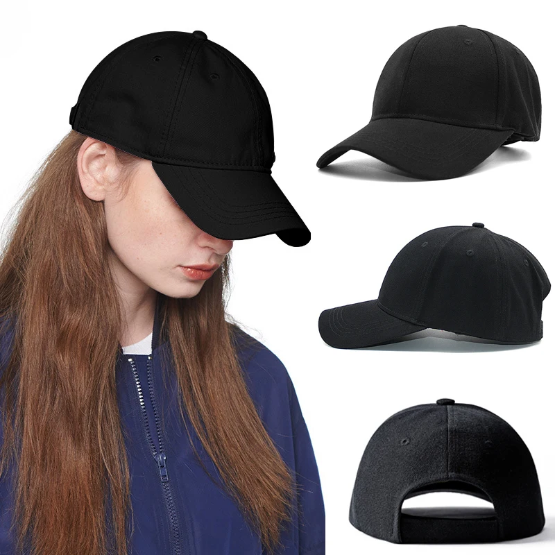 Top Trends: Summer Solid Color Women Sport Baseball Cap Adjustable Unisex Baseball Caps Family Baseball Sun Hats Hip-hop Hat Wholesale Caps Shoppable Styles - Image 2