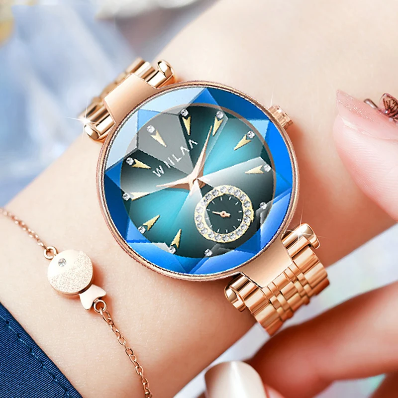 Top Trends: Women Watches Gold Luxury Brand Diamond Quartz Ladies Wrist Watches Stainless Steel Clock Female Watch Relogio Feminino Dropship Shoppable Styles