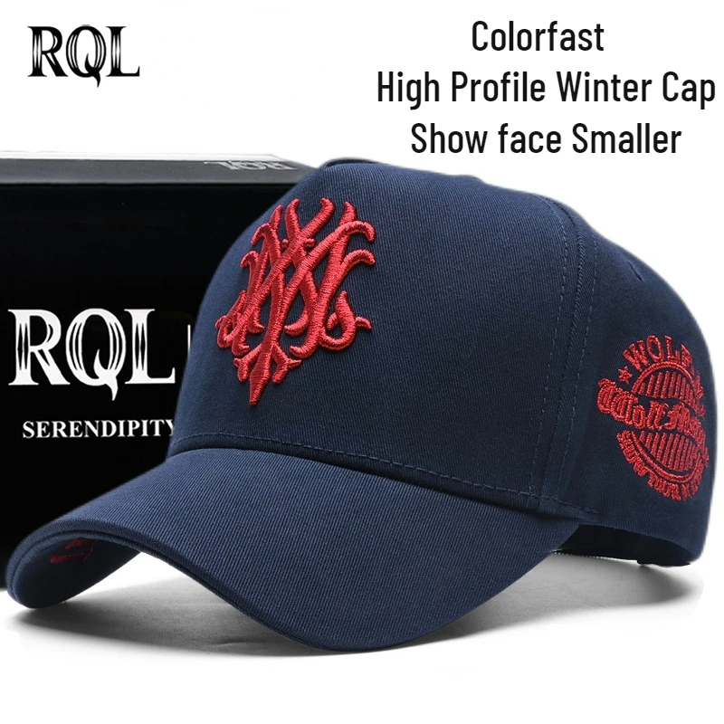 Top Trends: High Profile Big Head Winter Baseball Cap For Men Women Cotton Sun Sport Golf Fashion Embroidered Totem Trucker Hat Hip Hop XL Shoppable Styles