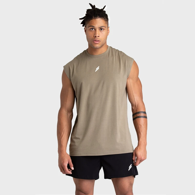 Top Trends: Men Loose Sleeveless Cotton Shirts Male Breathable Sports Undershirt Running Vest Singlet Mens Fitness Gyms Tank Tops Shoppable Styles