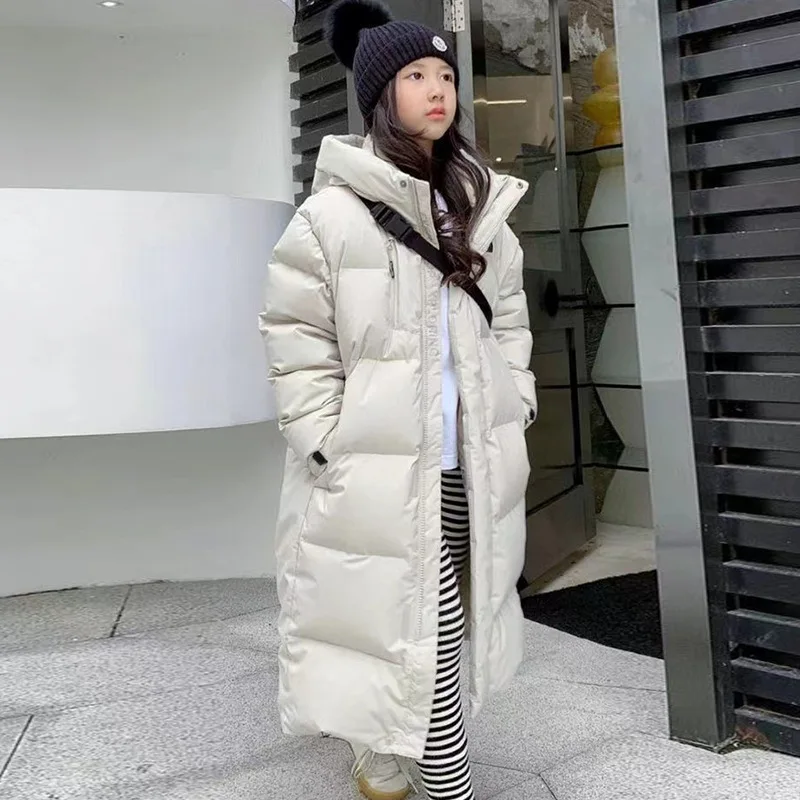 Top Trends: Winter Clothes For Girls Thick Warm Long Parkas Fashion Casual Hooded Down Jacket Kids Outerwear 10 12 13 Years Teen Child Coats Shoppable Styles