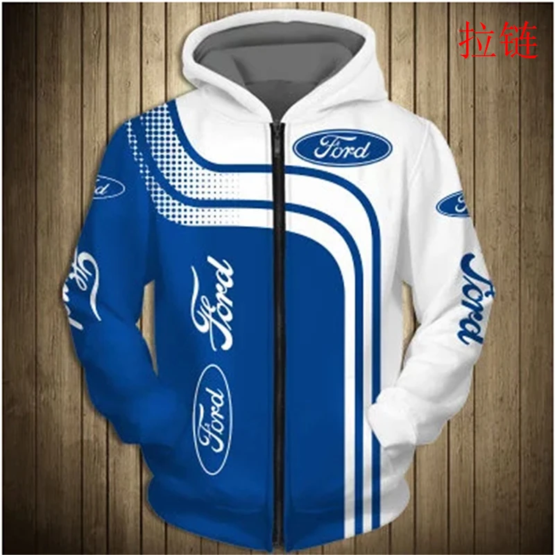 Top Trends: 2023 Hoodie Masculino Ford Logotipo Do Carro 3d Impressão Digital Hoodie Pulôver Hip-hop Harajuku Moletom Motor Fora De Estrada Shoppable Styles - Image 3