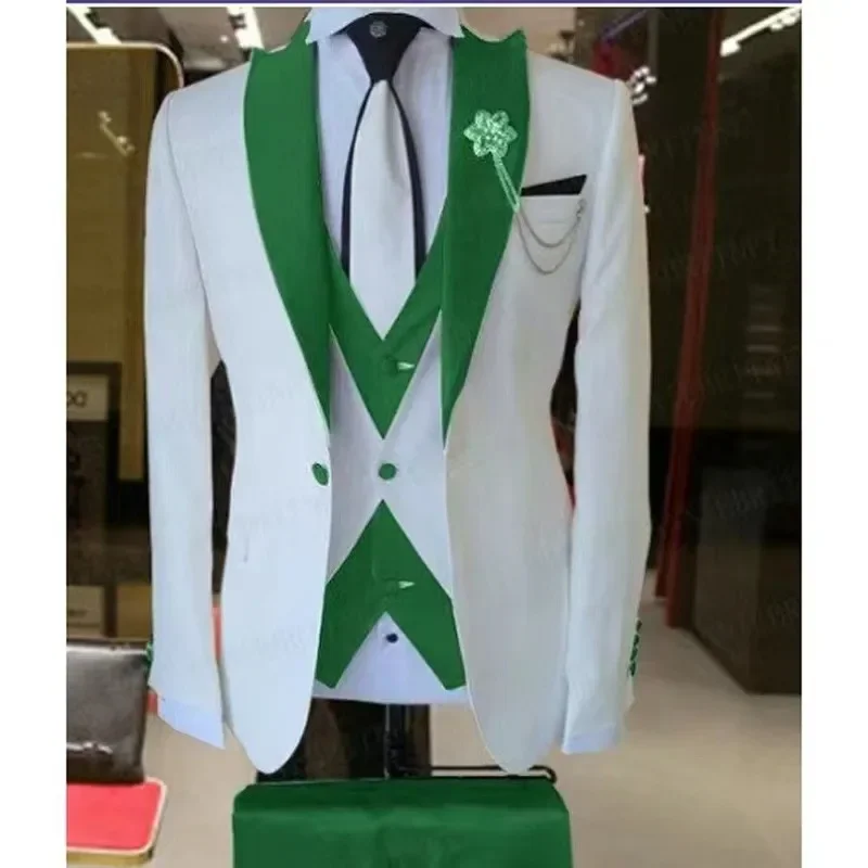 Top Trends: 2023 Europe And The United States New Men&#039;s Suit Dress Groom Best Man Korean Version Of Leisure Suit Three-piece Mens Suit Shoppable Styles