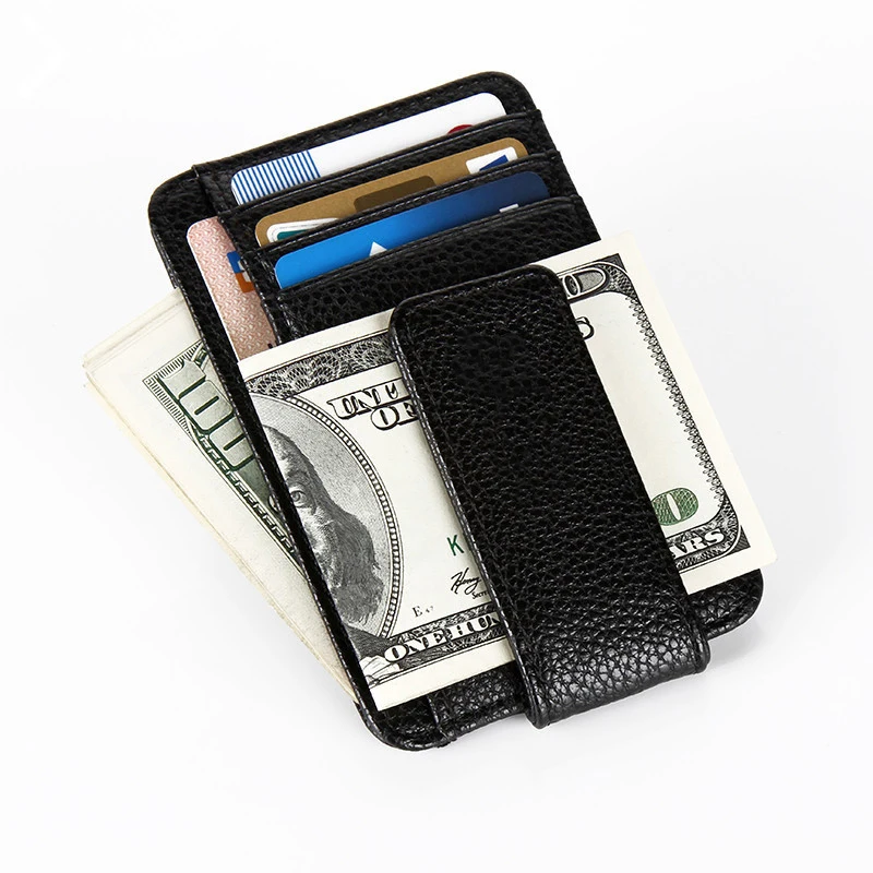 Top Trends: Fashionable Men's Wallet Dollar Card Holder Women's Magnetic Buckle Portable Creative Money Clips Shoppable Styles