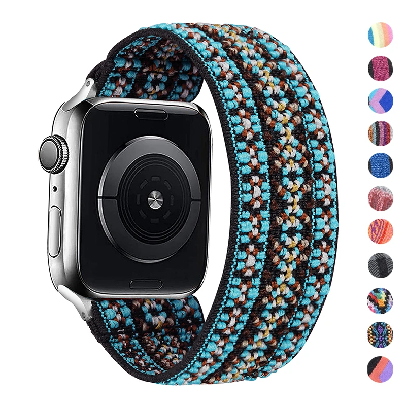 Top Trends: Scrunchie Strap For Apple Watch Ultra Band 40mm 44mm 41mm 45mm 38mm 42mm 49mm Elastic Nylon Bracelet IWatch Series 7 Se 6 5 3 8 Shoppable Styles