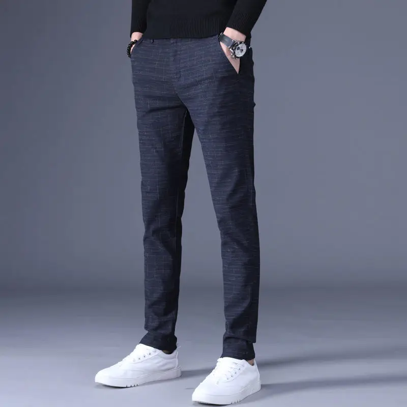 Top Trends: 2022 Autumn Winter Fashion Temperament Business Casual Pant Male Comfortable Simple Straight-leg Pant Man Solid Gentmen Trousers Shoppable Styles - Image 4