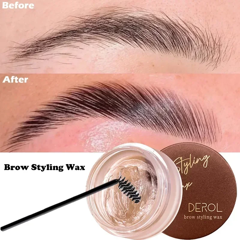 Top Trends: 1pcs Waterproof 3D Eyebrow Styling Cream Quick-drying Makeup Eyebrow Sculpt Soap Natural Wild Brow Pomade Setting Gel Wax Shoppable Styles