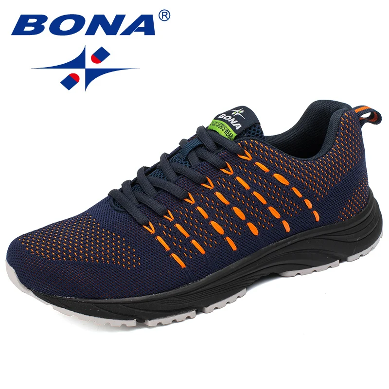 Top Trends: BONA New Popular Style Men Running Mesh Weaving Upper Sport Shoes Ourdoor Jogging Walking Sneakers Lace Up Shoppable Styles