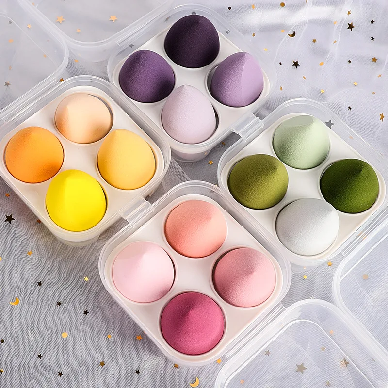 Top Trends: 1 / 4 / 8pcs Makeup Sponge Blender Beauty Egg Blow Cosmetic Soft Foundation Sponges Powder Blow Female Make Up Accessories Beauty To Shoppable Styles