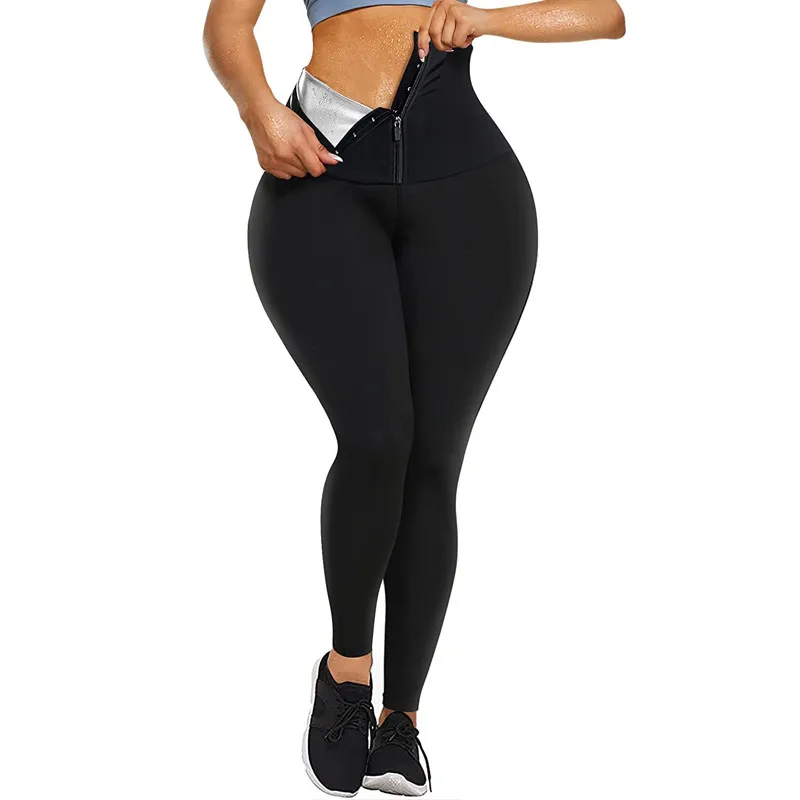 Top Trends: New Sauna Sweat Yoga Pants For Women High Waist Compression Slimming Weights Thermo Leggings Workout Body Shaper Sauna Leggings Shoppable Styles