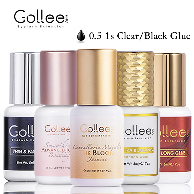 Top Trends: Gollee 1s Dry Eyelash Bond Mixed Floral Fragrance Eyelash Extension Glue With Bonder Glue Lash Fast Accelerator Waterproof Bond Shoppable Styles