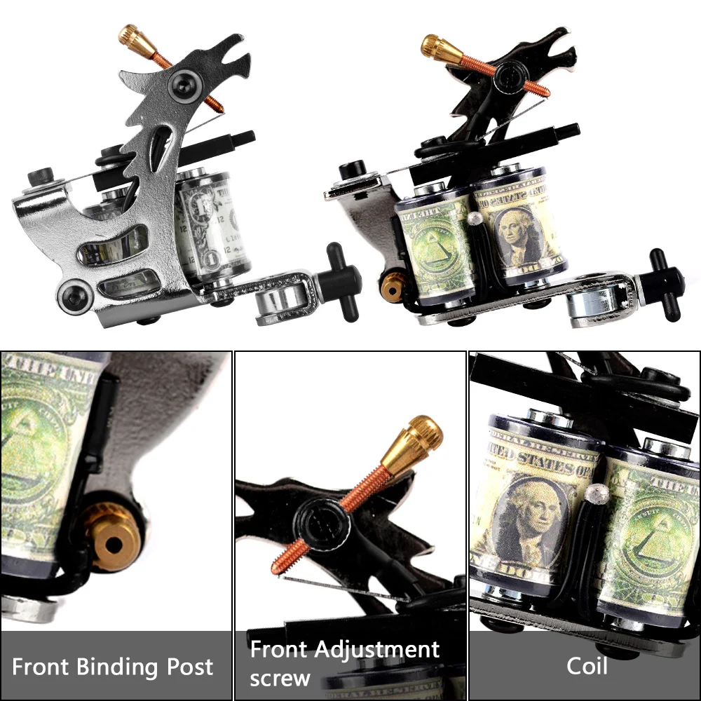 Top Trends: Tattoo Kit Cheaper Tattoo Machine Kit Permanent Tattoo Pigment Tattoo Machine Gun Power Supply Needles Tattoo Supplies Body Art Shoppable Styles - Image 2