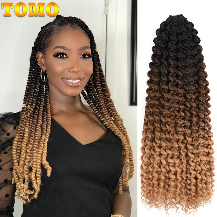 Top Trends: TOMO Passion Twist Crochet Hair Synthetic Curly Braiding Hair Extensions For Women 14 18 22Inch 22Strands Spring Twist Braids Shoppable Styles