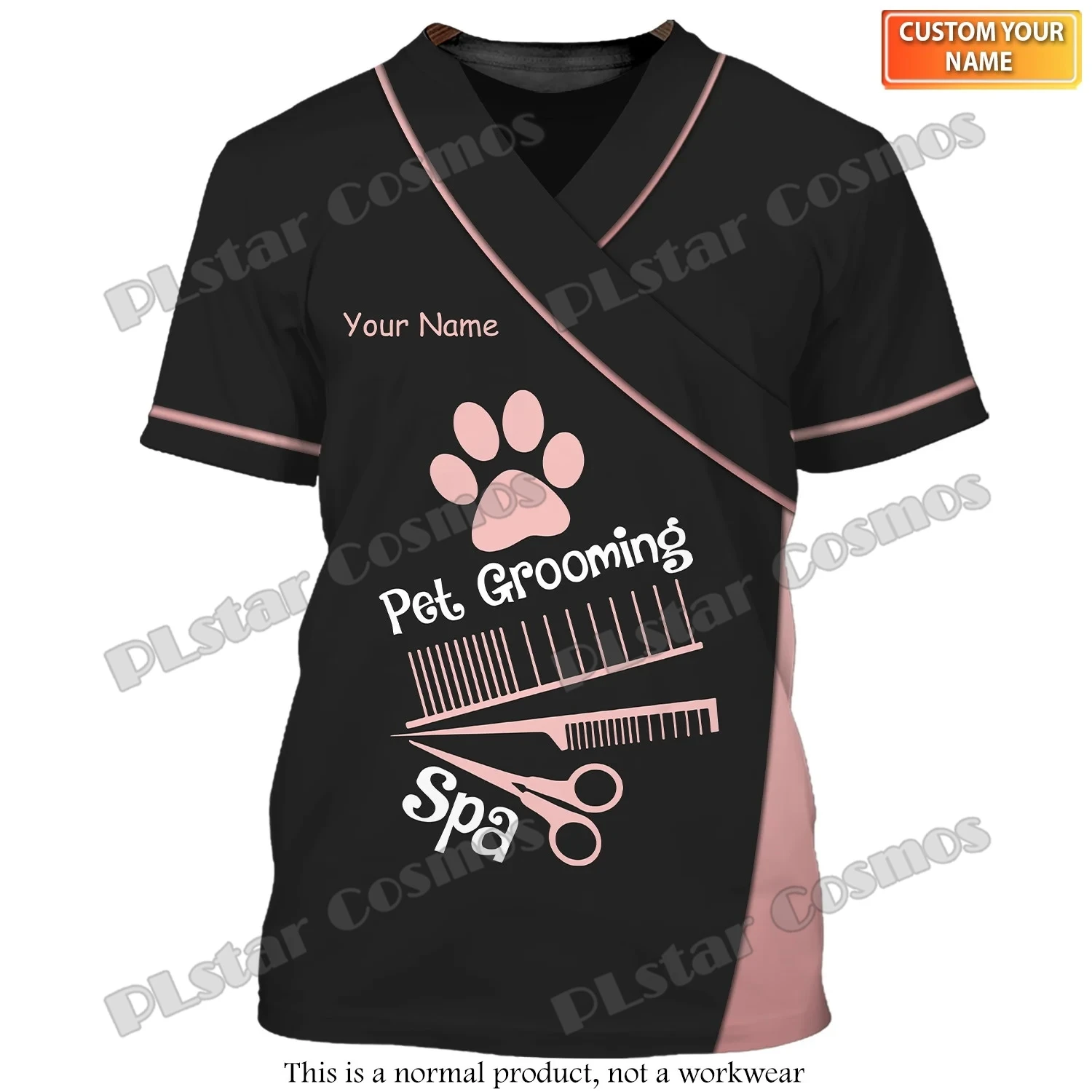 Top Trends: PLstar Cosmos Dog Groomer Pattern Grooming Personalized Name 3D Full Printed Mens T Shirt Summer Unisex Casual Tee Shirt DW232 Shoppable Styles - Image 6