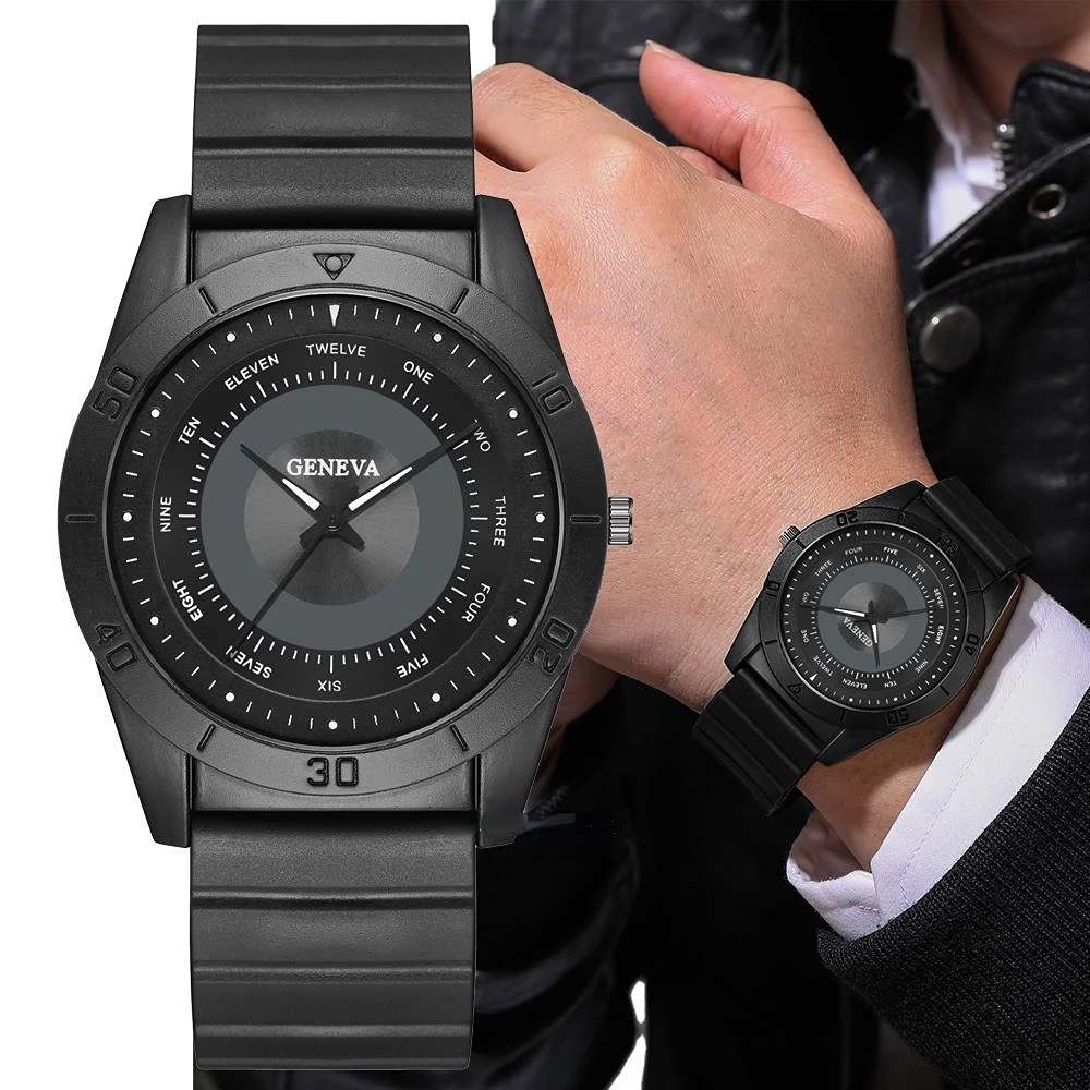 Top Trends: Luxury 2022 Top Brand Minimalist Red Hands Design Men's Sport Quartz Watch Fashion Silicone Strap Male Clock Gifts Watches Shoppable Styles