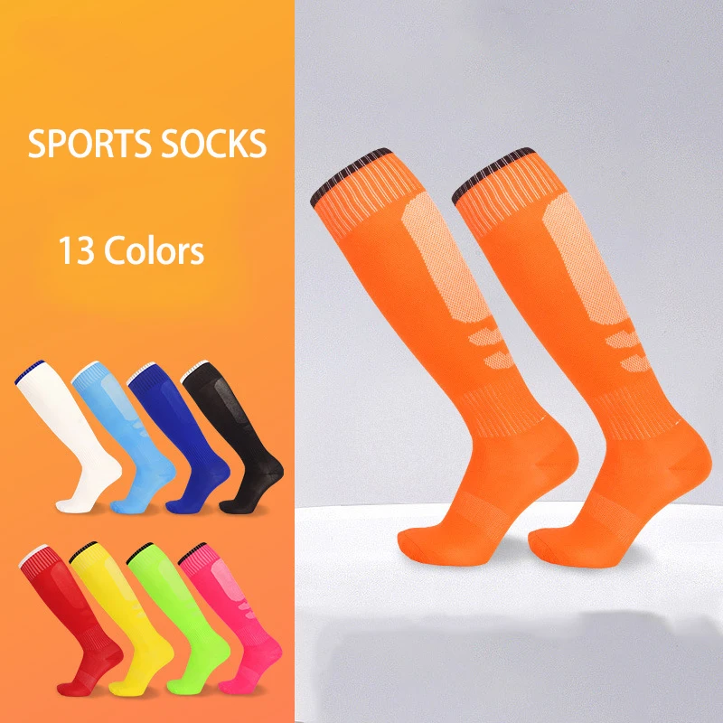 Top Trends: Summer Men's Non-slip Long Ball Thin Section High Training Soccer Socks Socks Children Knee Sports Socks Men Shoppable Styles