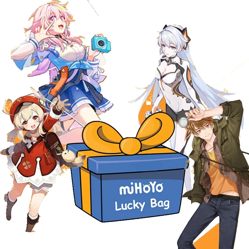 Top Trends: Genuine MiHoYo Game Cosplay Luck Bag Honkai Impact 3RD&amp;Honkai: Star Rail&amp;Genshin Impact&amp;TEARS OF THEMIS Xmas Gift Anime Set Shoppable Styles