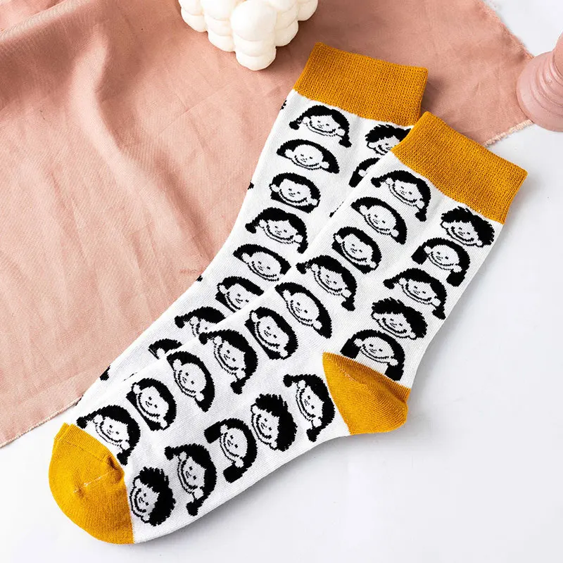 Top Trends: Japanese Harajuku Style Cartoon Woman Socks Cotton With Kawaii Bear Rabbit Funny Socks Women For Spring Autumn Winter 11801 Shoppable Styles - Image 6