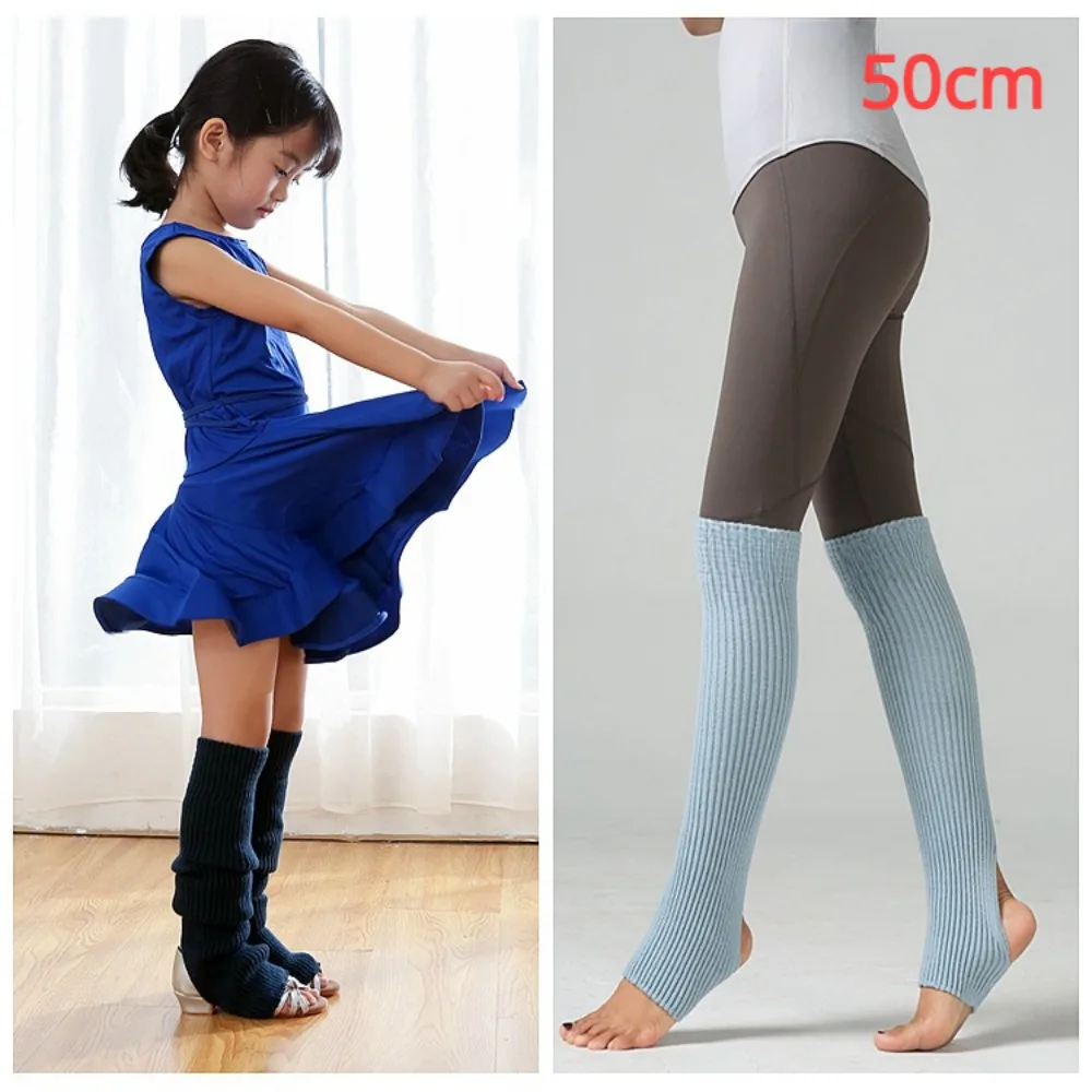 Top Trends: 1 Pair Soft Knitted Leg Cover Body Cover Yoga Socks Dance Leggings Exercising Leg Hose Warmers Female Sports Protection Socks Shoppable Styles