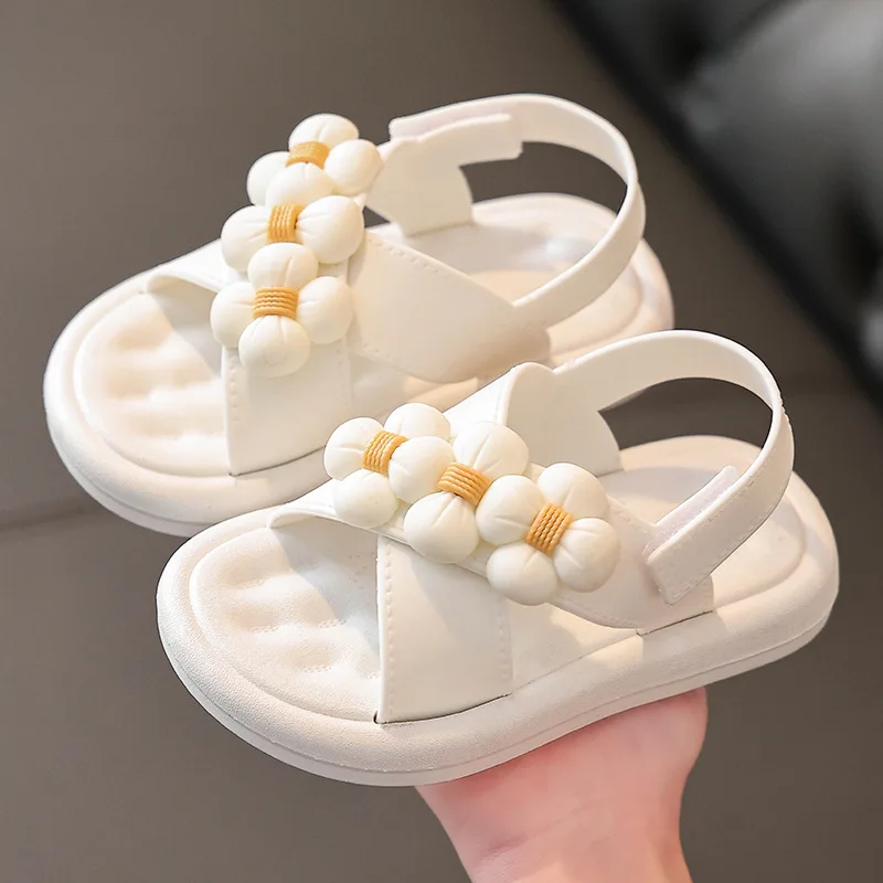 Top Trends: New Girl Sandals Toddler Sandals Summer Fashion Kids Baby Girls Big Pearl Princess Sandals For Little Big Girl's Shoes 2-9 Years Shoppable Styles - Image 2