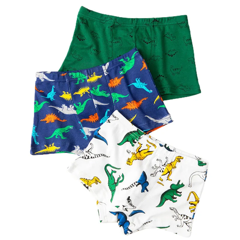 Top Trends: 3 Pieces Lot Children Underwear Multi-style Cartoon Kids Boy Underpants Cotton Boys Boxers Briefs Aged 2-14 Breathable Panty Shoppable Styles