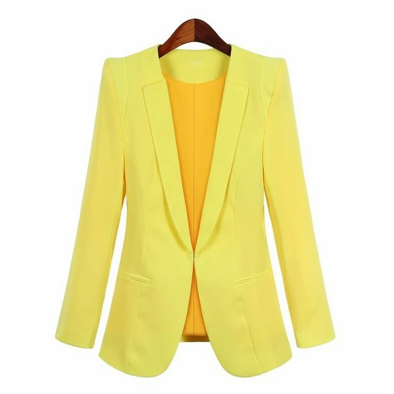 Top Trends: Plus Size Business Suits Women Hidden Breasted Blazers 2022 Spring Autumn New Solid Colors Long Sleeve Blazer Office Work Wear Shoppable Styles