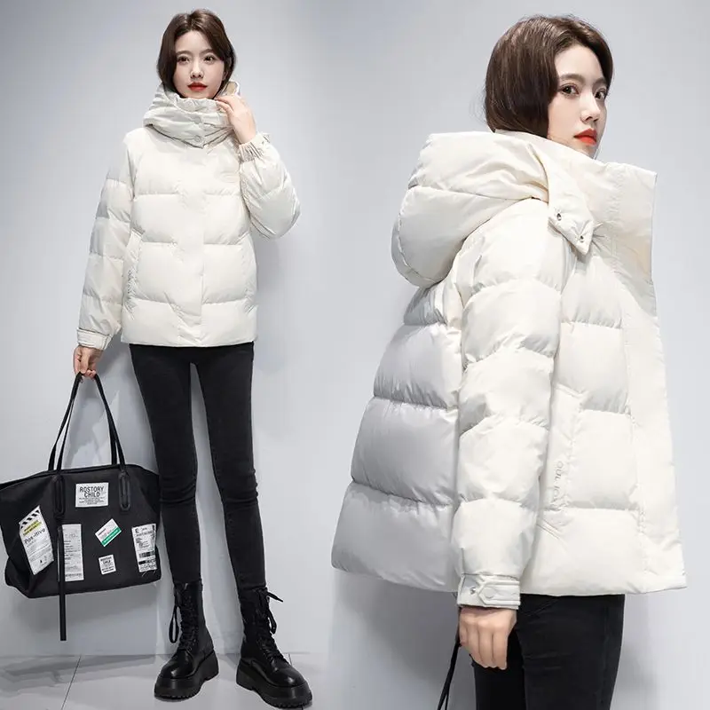 Top Trends: Short Warm Clothes For Women Long Down Jacket White Duck Down Korean Women&#039;s Coat Intensification Woman Winter Coat Jackets Cold Shoppable Styles