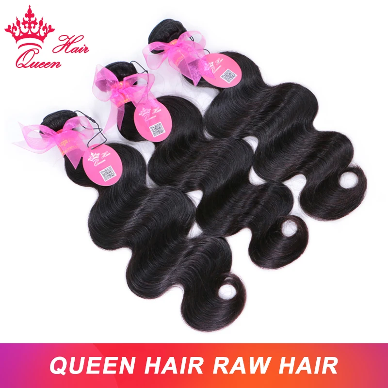 Top Trends: Queen Hair Raw Hair Body Wave 100% Human Hair Unprocessed Raw Hair Bundles Weave Extensions Brazilian Hair Natural Color Shoppable Styles