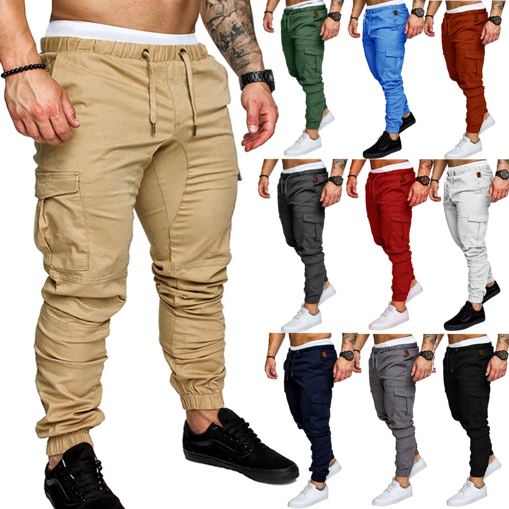 Top Trends: High Quality Khaki Casual Pants Men Military Tactical Joggers Camouflage Cargo Pants Multi-Pocket Fashions Black Army Trousers Shoppable Styles