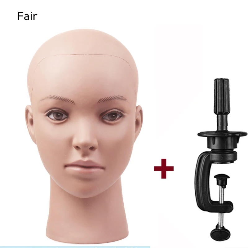 Top Trends: New Female Bald Mannequin Head With Stand To Choose Cosmetology Practice Training Manikin Head For Hair Styling Wigs Making Shoppable Styles - Image 4