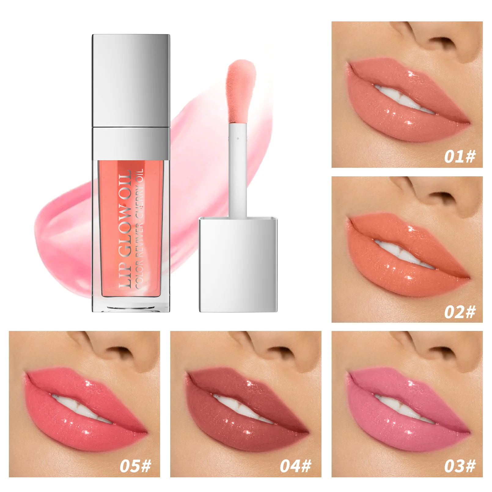 Top Trends: Crystal Jelly Moisturizing Lip Glow Oil Plumping Lip Gloss Waterproof Makeup Sexy Lipgloss Tinted Lip Glaze Plumper Shoppable Styles