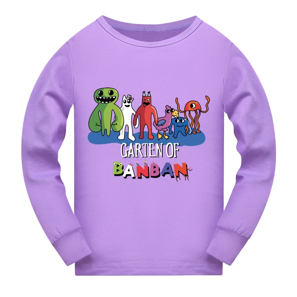 Top Trends: New Garden Of Banban Tshirt Kids Cartoon Garten Ban Ban T-shirt Toddler Girls Casual Innerwear Baby Boys Long Sleeve Pajama Tops Shoppable Styles - Image 5