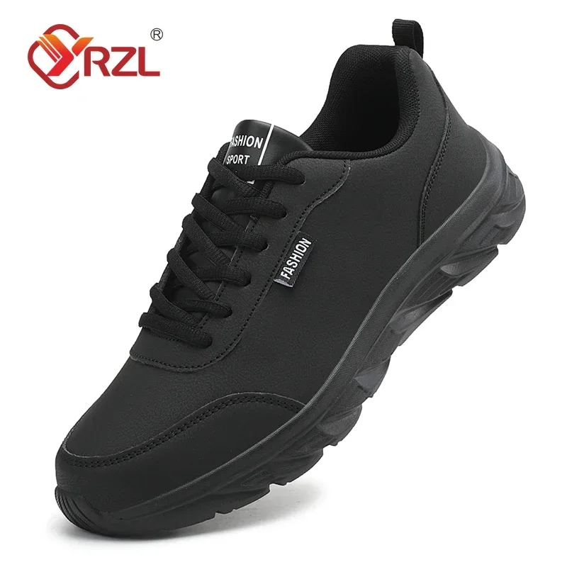 Top Trends: YRZL Running Shoes Waterproof Artificial Leather Sneakers Outdoor Sport Shoes Men Lightweight Walking Casual Sneakers For Men Shoppable Styles - Image 3