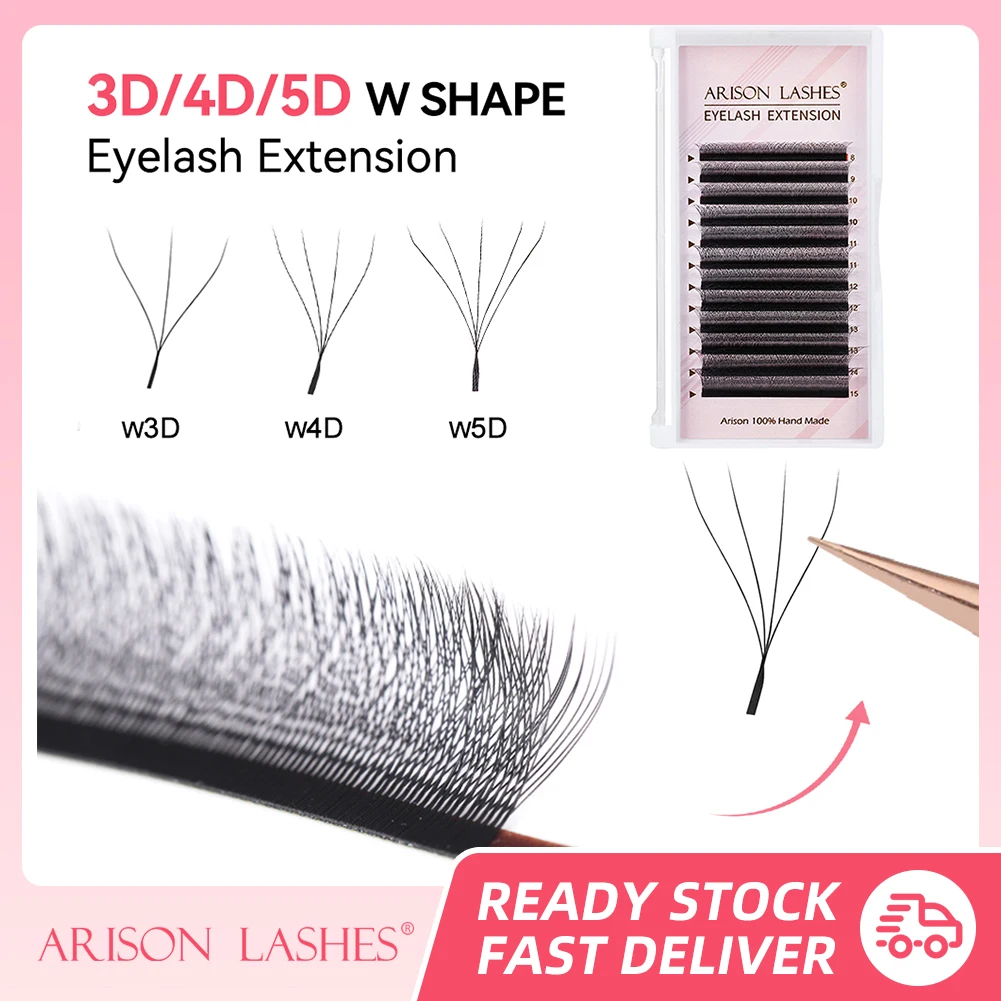 Top Trends: Arison W Shape Eyelash Extension 3d / 4d / 5d Premade Volume Fan Lashes W Style YY Lashes Faux Mink Volume Lashes Natural Eyelash Shoppable Styles